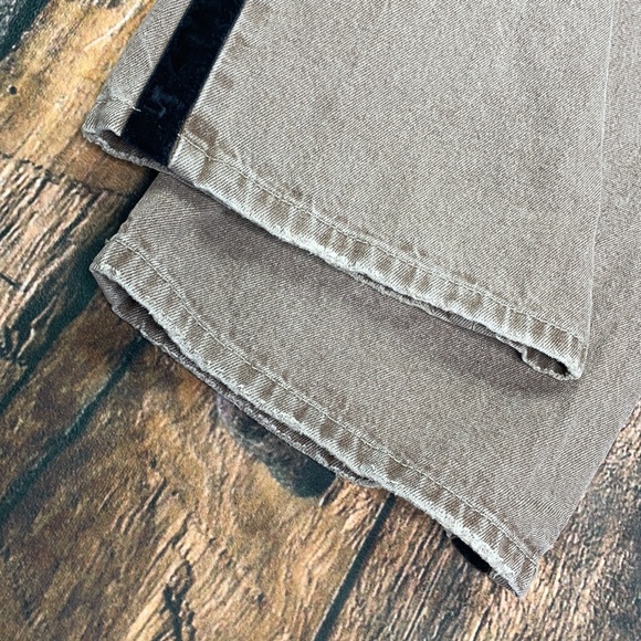 Jeanology collection brown with velvet flowers jeans size 10 - Picture 6 of 7